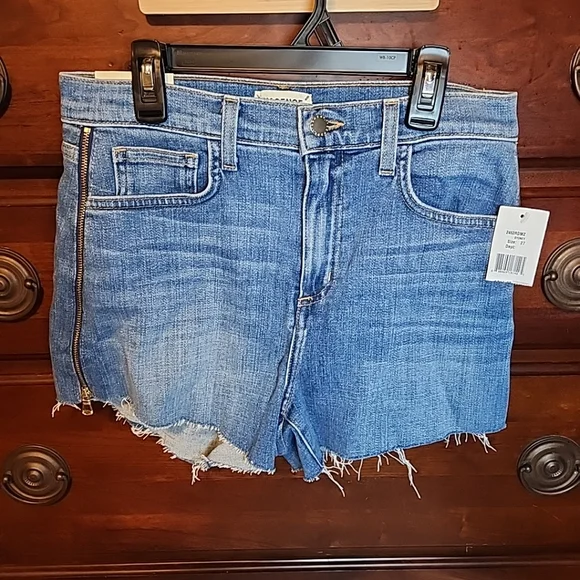 L'AGENCE Ryland High Rise Side Zip Shorts In Sydney Size 27 - Picture 4 of 8